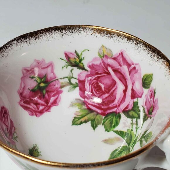 Royal Standard Teacup and Saucer Orleans Rose Vintage - Picture 4 of 10